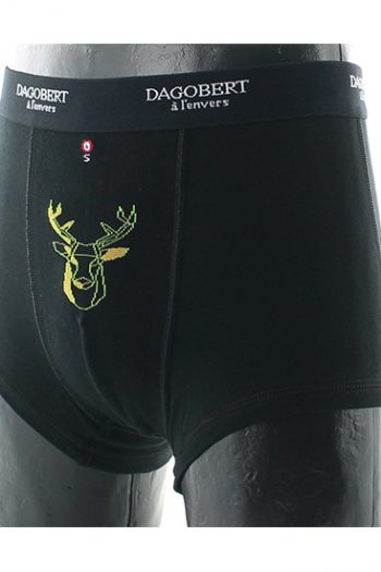 boxer fantaisie coton cerf or