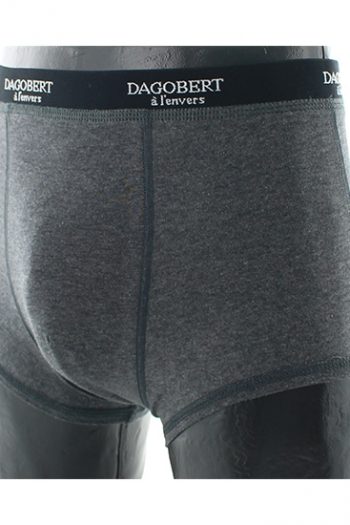 boxer uni gris coton france