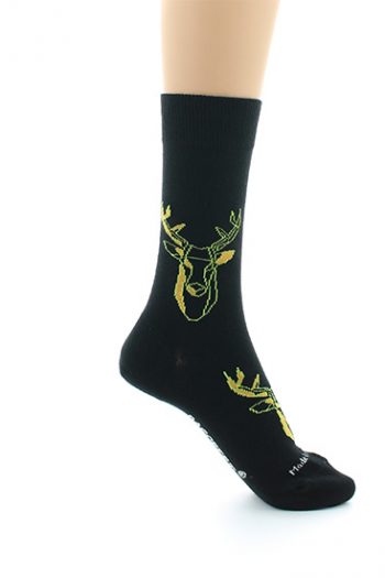Chaussettes Coton Cerf - 43/46, Noir