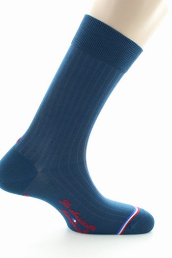 Chaussettes Eiffel en fil d'écosse supérieur de la marque La Chaussette Française. Un modèle se déclinant en 8 coloris. Fabrication Française