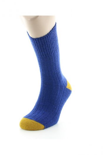 Chaussettes chaudes laine mohair - 35/38, Bleu Royal