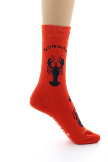 Chaussettes coton Homard - 43/46, Orange