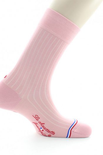 Chaussettes en fil d'écosse supérieur hautes coutures made in france