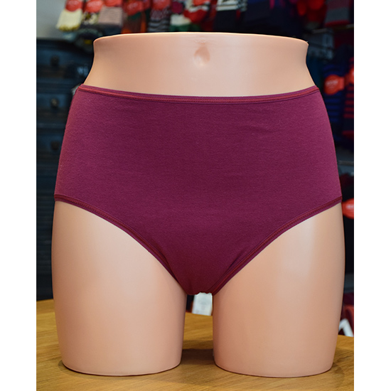 Culotte menstruelle taille haute en coton bio - La Manufacture Rennes