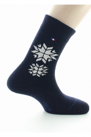 Chaussettes bouclette Etoile laine et soie de la marque Perrin 1924. Une fabrication exclusivement française en Bourgogne.