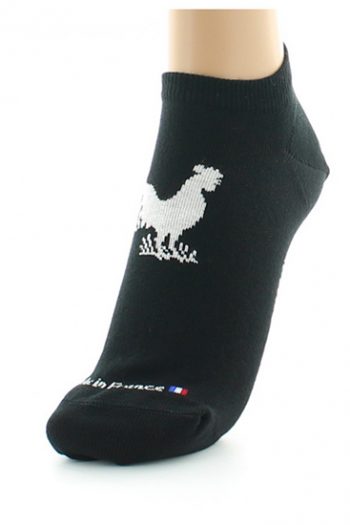 Socquettes coq, en coton d'Egypthe. Existe en 3 coloris. De la marque Dagobert à l'envers. Une fabrication 100% française.