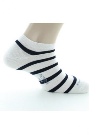 Socquettes Marinière coton peigné