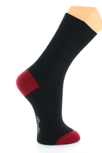 Chaussettes pointes et talons colorés coton berthe aux grands pieds