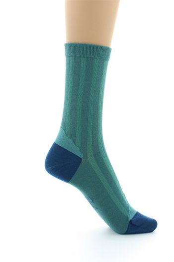 Chaussettes en soie pointe et talon colorés chaude made in france berthe aux grands pieds