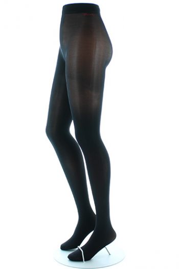 Collant uni opaque basique 40 deniers. De la marque Berthe aux Grands Pieds. Confort, solidité et de fabrication exclusivement française!