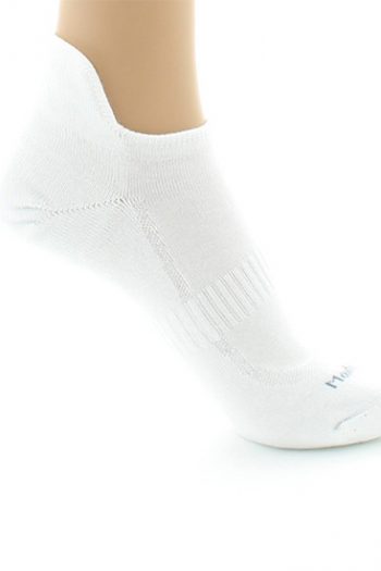 Socquette coton semelle et talon bouclette resserré au centre du pied pour sport. De la marque Perrin, fabrication française.