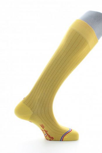 Chaussettes hautes en fil d'Ecosse supérieur "Invalide". De la marque La Chaussette Française. Fabriqué exclusivement en France.