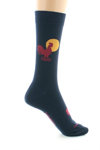 Chaussettes Coton Coq - Marine, 39/42
