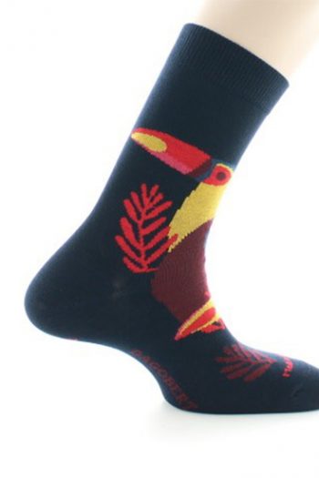 chaussettes toucan marine made in france