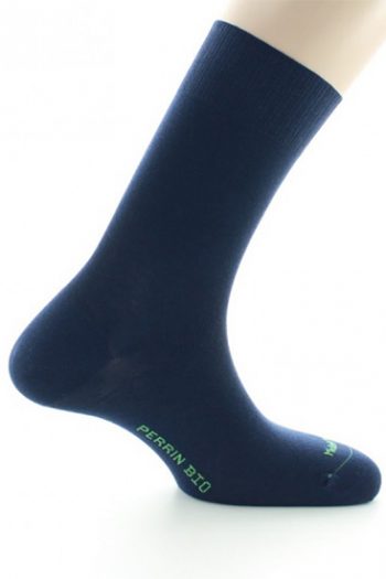 Chaussettes sans élastique pur coton bio made in france
