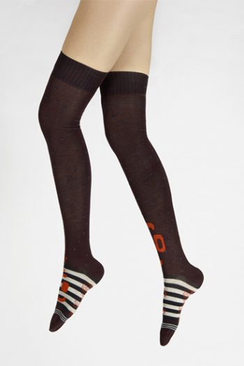 Jambières CoCO RicO, en coton et fantaisie. De la marque Berthe Aux Grands Pieds. Une fabrication exclusivement française