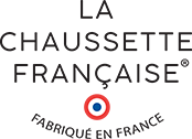 Logo La Chaussette Française. Marque de chaussettes de haute couture de fabrication française.