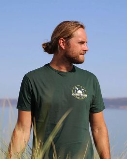 T-shirt sunny vert jo bigorneau fabrication française pur coton cocotier