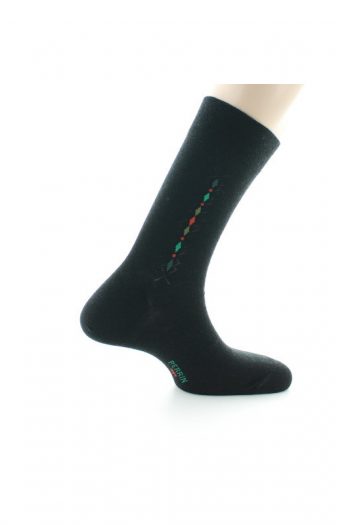 Chaussettes "Baguette à Carreaux" pour homme en laine peignée. De La Manufacture Perrin 1924. 4 coloris. Fabrication exclusivement française.