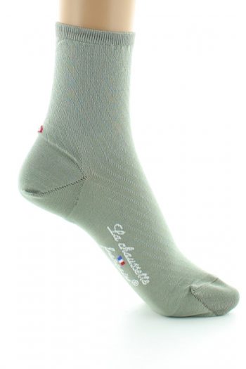 Chaussettes courtes La Chaussette Française en fil d'écosse supérieur. 6 coloris. Fabrication française