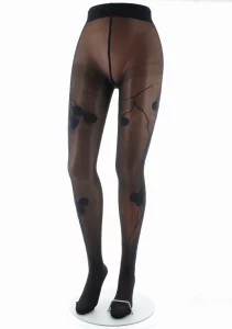 Collants 30D Noir Marine La Monnaie du Pape – Image 3