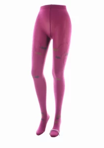 Collants 40D Albizia Fuchsia Kaki – Image 2