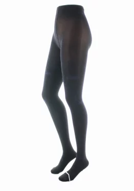 Collants 40D Albizia Noir et marine semi opaque. De la marque Berthe Aux Grands Pieds. Fabrication exclusivement française.
