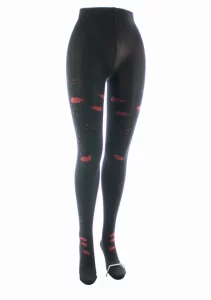 Collants 40D Albizia Noir Rouge – Image 5