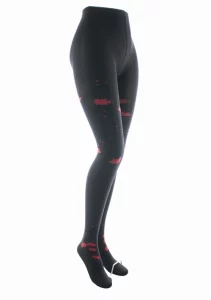 Collants 40D Albizia Noir Rouge – Image 4
