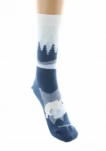 Chaussettes Coton Forêt Bleu – Image 4