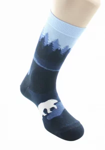 Chaussettes Coton Forêt Bleu Foncé – Image 2