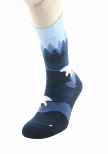 Chaussettes Coton Forêt Bleu Foncé – Image 5