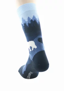 Chaussettes Coton Forêt Bleu Foncé – Image 3