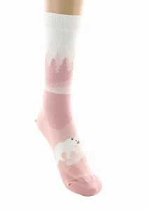 Chaussettes Coton Forêt Rose – Image 2
