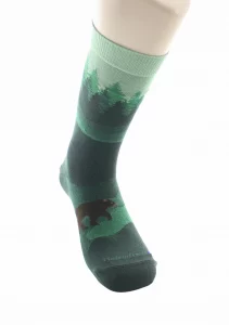 Chaussettes Coton Forêt Vert – Image 2