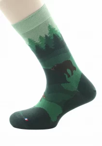 Chaussettes Coton Forêt Vert – Image 4