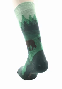 Chaussettes Coton Forêt Vert – Image 3