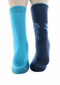 Chaussettes Réversibles Tortue Bleu – Image 5