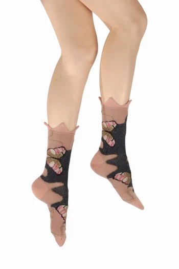 Chaussettes Papillon et Couronne