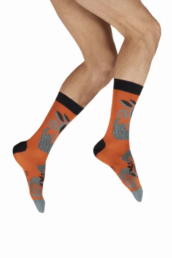 Chaussettes Homme Fleurs Bleues