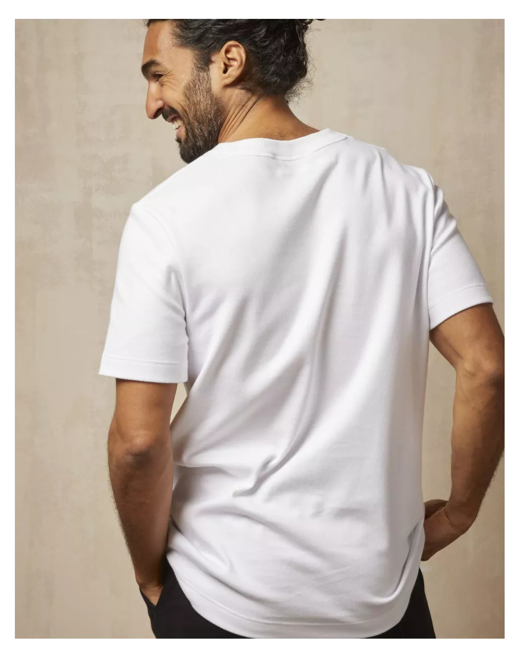T-shirt Pur Coton Homme ROBIN Blanc – Image 2