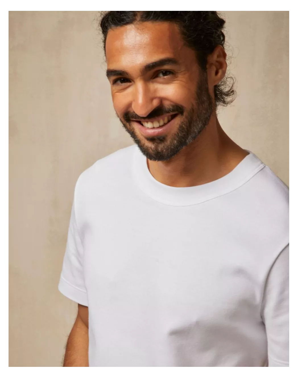 T-shirt Pur Coton Homme ROBIN Blanc – Image 3