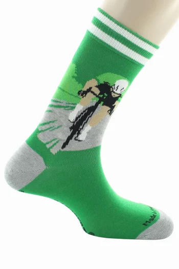 Chaussettes Coton Les Echappées Maillot Vert