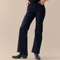 Jeans_Oceane_coupe_evasee_flare_denim_brut_bleu_made_in_france_de_face-dao